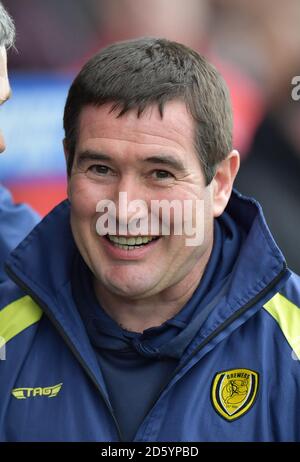 Nigel Clough, responsabile di Burton Albion Foto Stock