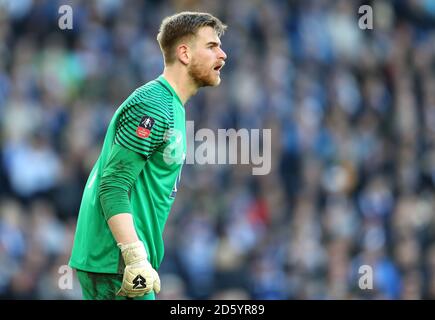 La citta' di Coventry City e il portiere Lee Burge Foto Stock