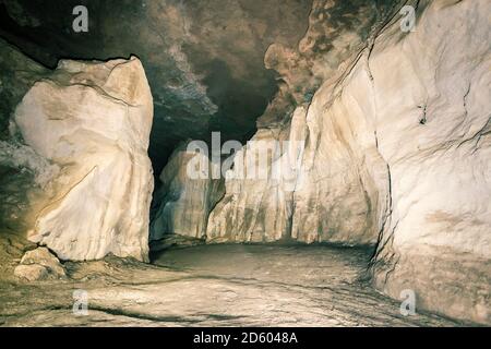 Nuova Zelanda, Isola del Sud, Karamea, grotta Foto Stock