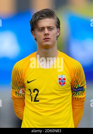 Portiere norvegese Rasmus Sandberg Foto Stock