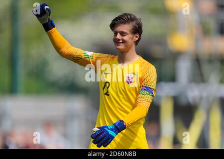 Portiere norvegese Rasmus Sandberg Foto Stock