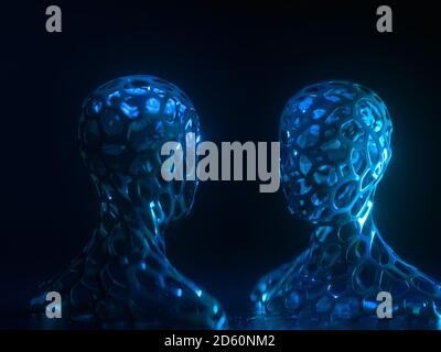 Tecnologia di intelligenza artificiale Foto Stock