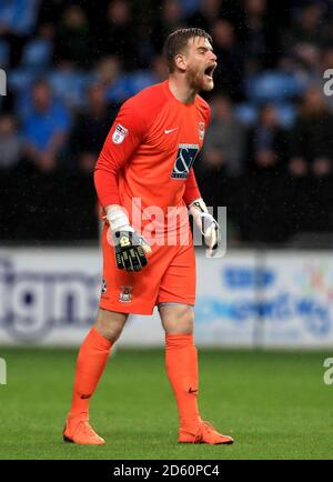 La citta' di Coventry City e il portiere Lee Burge Foto Stock