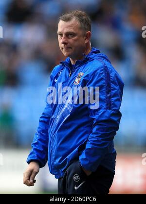 Coventry City manager Mark Robins Foto Stock