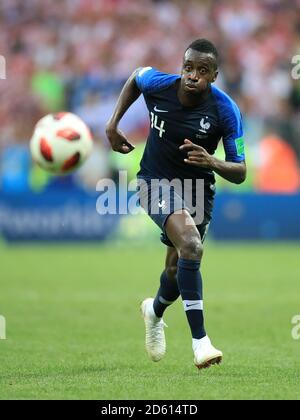 La francese Blaise Matuidi durante la finale della Coppa del mondo FIFA 2018 allo stadio Luzhniki di Mosca, il 15 luglio 2018 Foto Stock