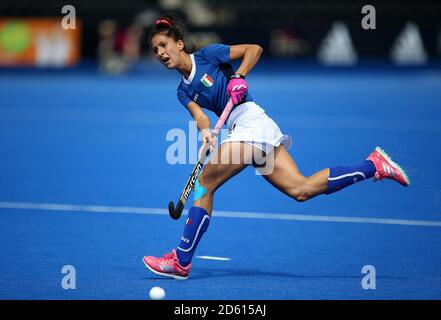 Jasbeer Singh in azione Foto Stock