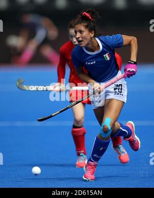 Jasbeer Singh in azione Foto Stock