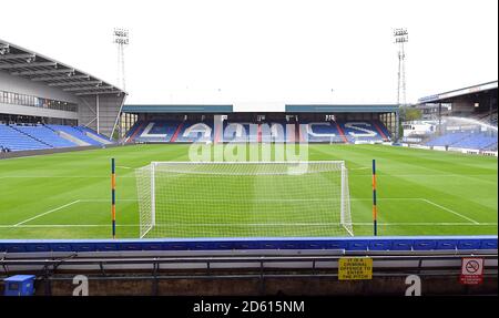 Una vista generale del Boundary Park, casa di Oldham Athletic Foto Stock