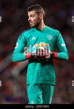 Il Manchester United portiere David de Gea Foto Stock