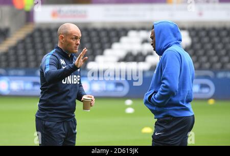 Preston North End Manager Alex Neil Foto Stock