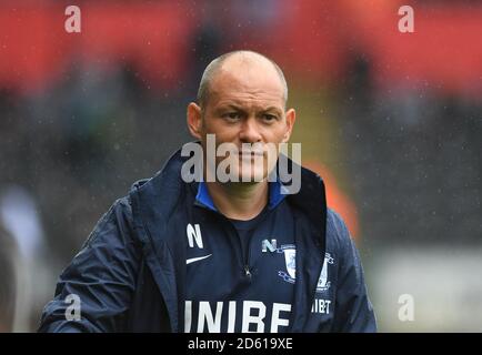Preston North End Manager Alex Neil Foto Stock