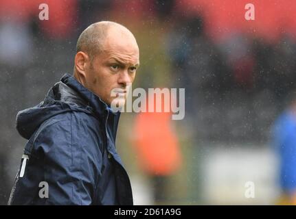 Preston North End Manager Alex Neil Foto Stock
