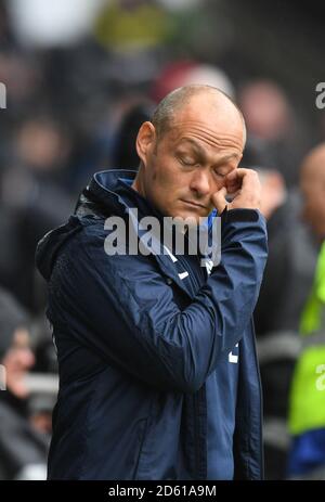 Preston North End Manager Alex Neil Foto Stock