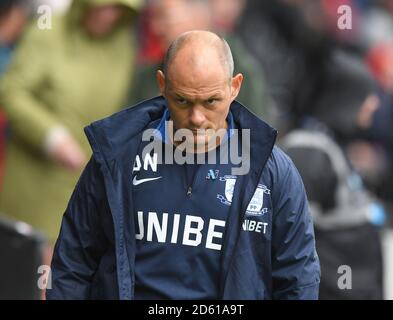 Preston North End Manager Alex Neil Foto Stock