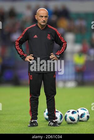 Real Madrid allenatore di fitness Antonio Pintus Foto Stock