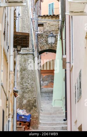 Panorama della città medievale di Lanciano in Abruzzo Foto Stock