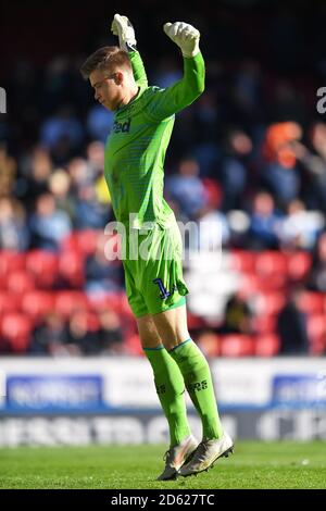 Leeds United portiere Bailey Peacock-Farrell Foto Stock