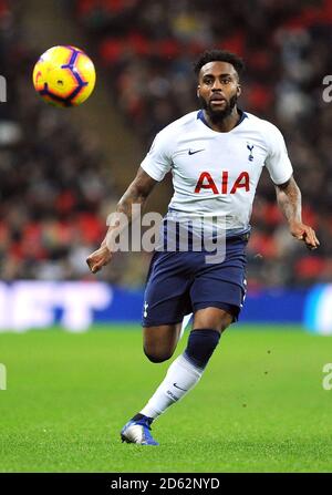 Danny Rose di Tottenham Hotspur in azione durante il gioco Foto Stock