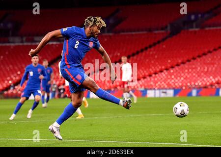 Inghilterra Reece James in azione durante la UEFA Nations League Group 2, League A match al Wembley Stadium, Londra. Foto Stock