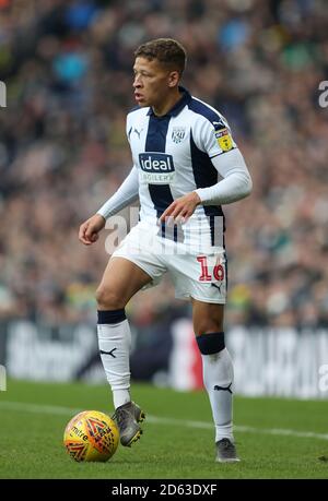 West Bromwich Albion è Dwight Gayle Foto Stock