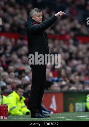 Il Manchester United caretaker manager Ole Gunnar Solskjaer Foto Stock