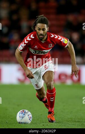 Ryan Shotton di Middlesbrough in azione Foto Stock