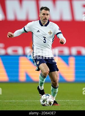 Michael Smith dell'Irlanda del Nord durante la UEFA Nations League Group 1, League B al Ullevaal Stadion di Oslo. Foto Stock