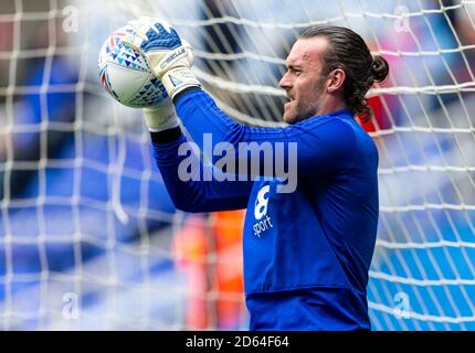 Lee Camp della città di Birmingham durante il riscaldamento Foto Stock