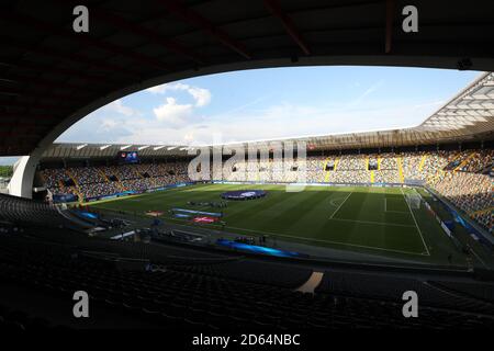 Una vista generale dello Stadio Friuli Foto Stock