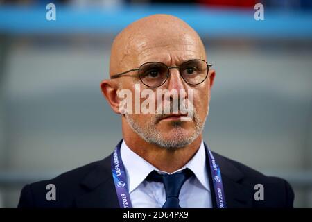 Spagna U21 testa allenatore Luis de la Fuente Foto Stock