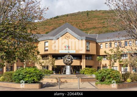 Neath & Port Talbot Borough Council Building, Civic Center, Port Talbot, Neath & Port Talbot County Borough, Galles Foto Stock