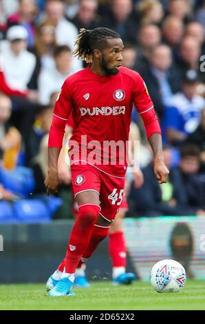 Kasey Palmer di Bristol City durante il campionato Sky Bet al St Andrew's trilione Trophy Stadium Foto Stock