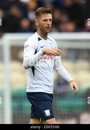 Preston North End Paul Gallagher Foto Stock