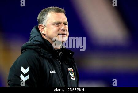 Coventry City manager Mark Robins Foto Stock