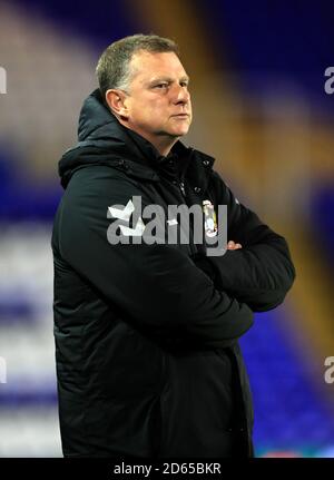 Coventry City manager Mark Robins Foto Stock