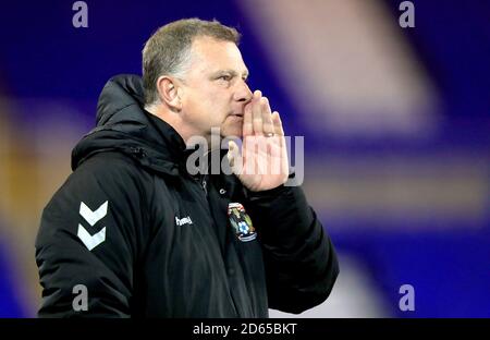 Coventry City manager Mark Robins Foto Stock