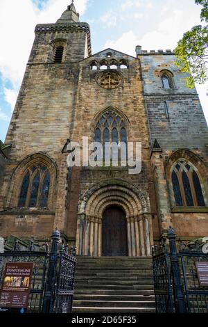 Die historische Abtei Kirche Dunfermline Schottland Foto Stock