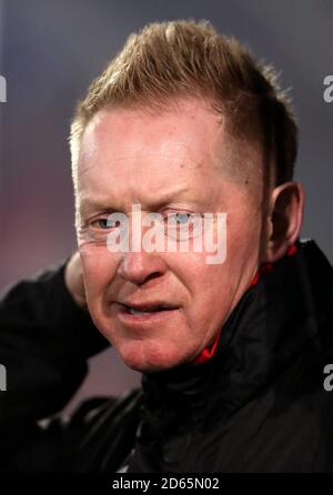 Southend United responsabile del custode Gary Waddock Foto Stock