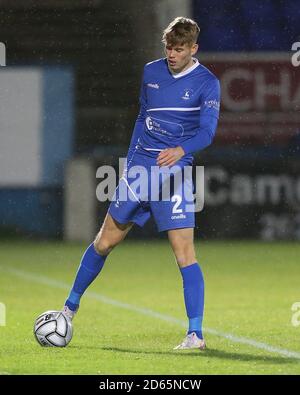 Lewis Cass of Hartlepool si è Unito durante la partita della Vanarama National League tra Hartlepool United e Bromley a Victoria Park, Hartlepool martedì 13 ottobre 2020. (Credit: Mark Fletcher | MI News) Foto Stock