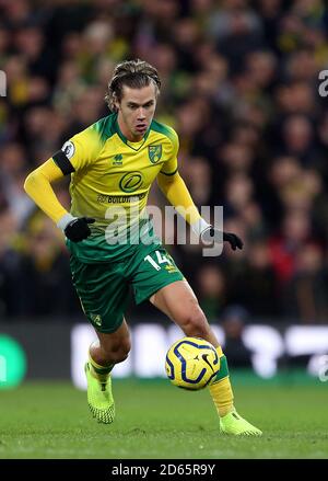 Norwich City's Todd Cantwell in azione Foto Stock