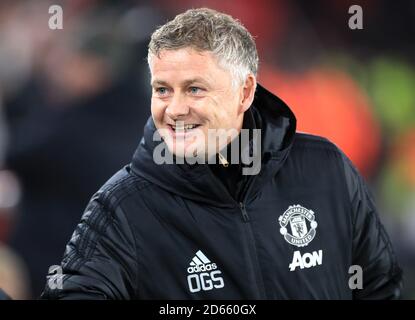 Il Manchester United manager Ole Gunnar Solskjaer Foto Stock