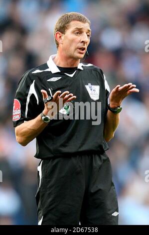 Steve Tanner, arbitro Foto Stock