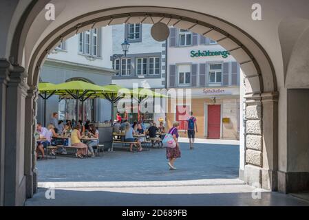 Porta della città vecchia di San Gallo, Svizzera Foto Stock