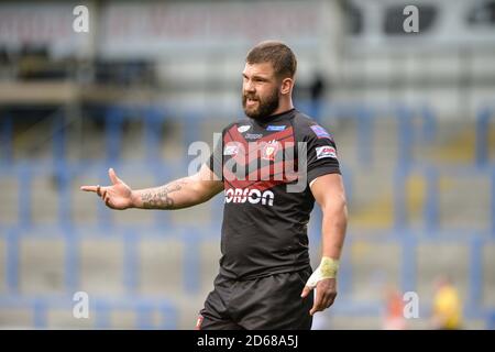 Ryan Lannon (11) di Salford Red Devils Foto Stock