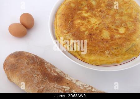 tortilla de patatas Foto Stock