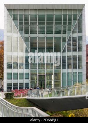 Museion, il museo d'arte contemporanea, icona architettonica di Bolzano. Bolzano, capoluogo della provincia autonoma ñ Alto Adige Foto Stock