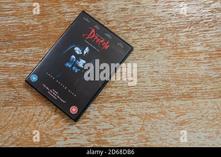 Uscita in DVD del film Dracula di Francis Ford Coppola del 1992 con la linea "Love Never Dies". Foto Stock