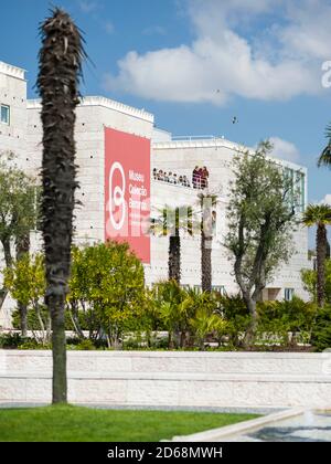 Centro Cultural de Belem, architettura moderna e un nuovo punto di riferimento a Belem. Lisbona, Portogallo, Europa Foto Stock