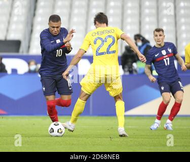 Ilian Mbappe di Francia durante la partita di calcio internazionale amichevole tra Francia e Ucraina il 7 ottobre 2020 allo Stade de France a Sain Foto Stock