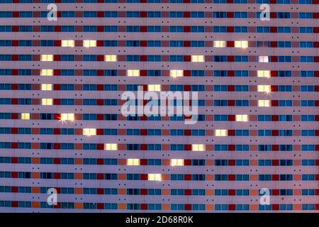 Un cuore sullo Sheraton Hotel nel centro di Phoenix, Arizona Foto Stock